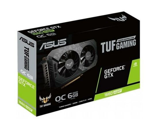 Відеокарта ASUS GeForce GTX1660 SUPER 6144Mb TUF OC GAMING (TUF-GTX1660S-O6G-GAMING), зображення 7 Відеокарта ASUS GeForce GTX1660 SUPER 6144Mb TUF OC GAMING (TUF-GTX1660S-O6G-GAMING), зображення 7