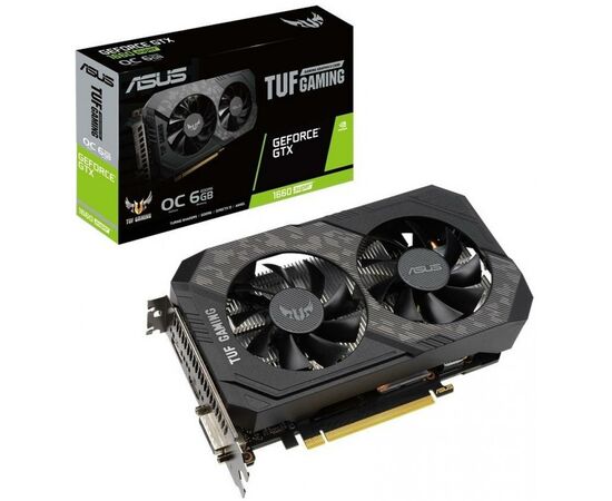 Відеокарта ASUS GeForce GTX1660 SUPER 6144Mb TUF OC GAMING (TUF-GTX1660S-O6G-GAMING)