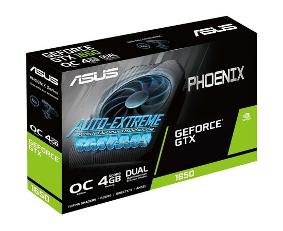 Видеокарта ASUS GeForce GTX1650 4096Mb PHOENIX D6 OC (PH-GTX1650-O4GD6), изображение 7 Видеокарта ASUS GeForce GTX1650 4096Mb PHOENIX D6 OC (PH-GTX1650-O4GD6), изображение 7