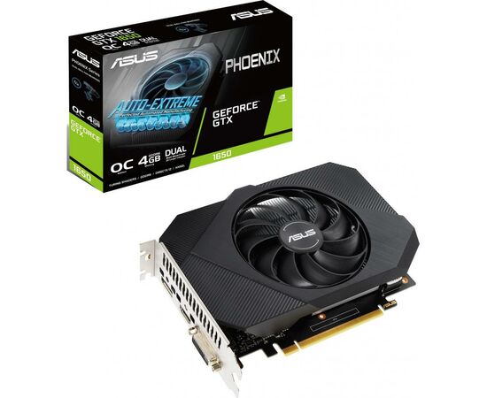 Відеокарта ASUS GeForce GTX1650 4096Mb PHOENIX D6 OC (PH-GTX1650-O4GD6)