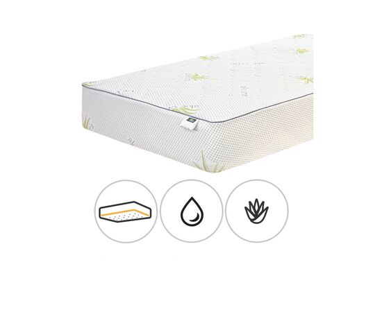 Наматрасник MirSon №1049 Alberto Тенсель (Modal) Aloe Vera 90х200 см (2200001508545)