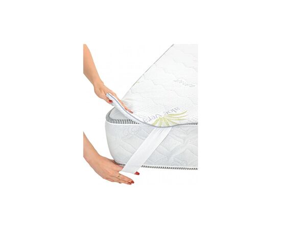 Наматрасник MirSon №1050 Alberto Тенсель (Modal) Seasons Aloe Vera 100х200 см (2200001508750), изображение 6 Наматрасник MirSon №1050 Alberto Тенсель (Modal) Seasons Aloe Vera 100х200 см (2200001508750), изображение 6