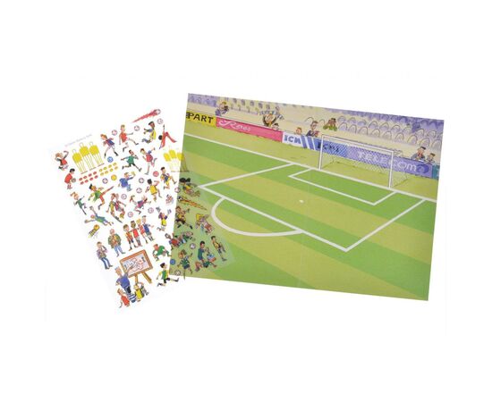 Набір для творчості Scribble down Перевідні наклейки Футбол (SD/16), зображення 2
