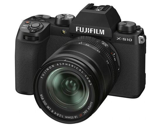 Цифровой фотоаппарат Fujifilm X-S10 + XF 18-55mm F2.8-4.0 Kit Black (16674308)