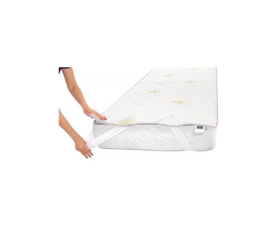 Наматрасник MirSon №1053 Alberto Тенсель (Modal) Seasons Strong Aloe Vera 200х220 см (2200001509467), изображение 7 Наматрасник MirSon №1053 Alberto Тенсель (Modal) Seasons Strong Aloe Vera 200х220 см (2200001509467), изображение 7