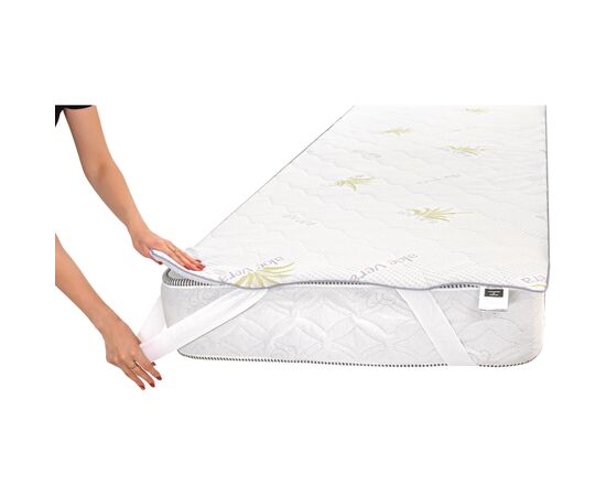 Наматрасник MirSon №1036 Alberto Silk Aloe Vera 80х160 см (2200001505698), изображение 7 Наматрасник MirSon №1036 Alberto Silk Aloe Vera 80х160 см (2200001505698), изображение 7