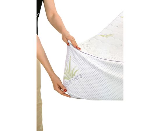 Наматрасник MirSon №1037 Alberto Silk Aloe Vera 150х200 см (2200001506602), изображение 7