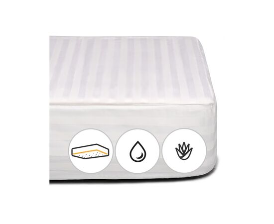 Наматрацник MirSon бавовняний Royal Pearl Waterproof Cotton Aloe Vera 274/3 70x130 см (2200000339171)
