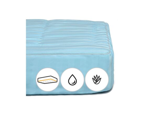 Наматрасник MirSon хлопковый Valentino Waterproof Cotton Aloe Vera 274/1 70x190 см (2200000368904)