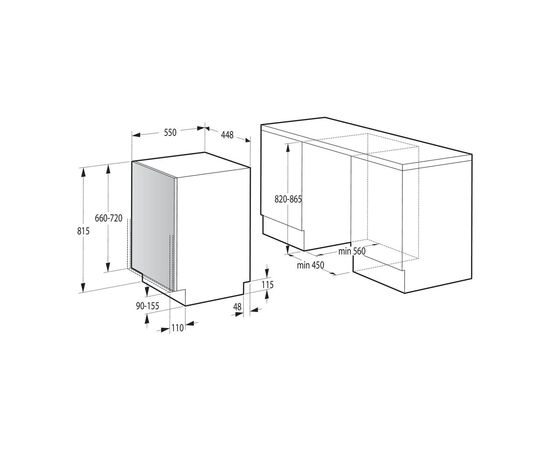 Посудомоечная машина Gorenje GV520E15, изображение 5 Посудомоечная машина Gorenje GV520E15, изображение 5