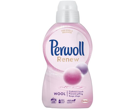 Гель для стирки Perwoll Renew Wool для шерсти, шелка и деликатных тканей 960 мл (9000101541168)