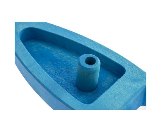 Машина Nic Шлюпка дерев'яна синя (NIC526461), зображення 4 Машина Nic Шлюпка дерев'яна синя (NIC526461), зображення 4