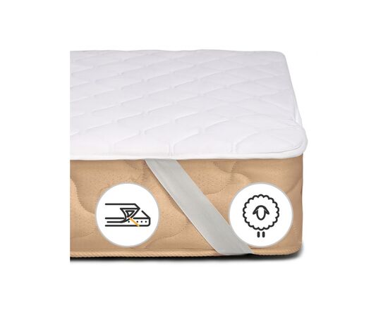 Наматрасник MirSon шерстянной Стандарт Woollen 235 80x160 см (2200000370136), изображение 4