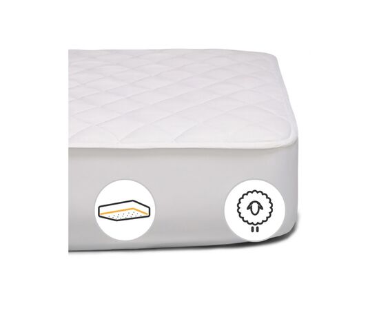 Наматрасник MirSon шерстянной Стандарт Woollen 236 70x190 см (2200000368522), изображение 2 Наматрасник MirSon шерстянной Стандарт Woollen 236 70x190 см (2200000368522), изображение 2