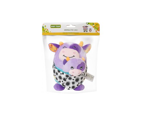 Брязкальце Baby Team Мама з малюком Корівка (8536_Корівка), зображення 4 Брязкальце Baby Team Мама з малюком Корівка (8536_Корівка), зображення 4