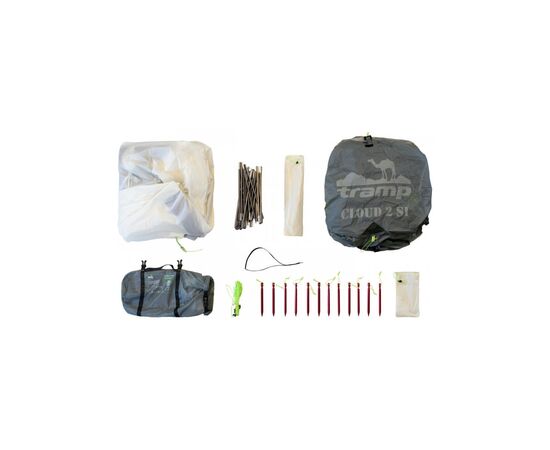 Палатка Tramp Cloud 2 Si Light Grey (TRT-092-grey), изображение 11 Палатка Tramp Cloud 2 Si Light Grey (TRT-092-grey), изображение 11