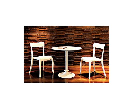 Кухонный стул PAPATYA hera-s сиденье беж, верх прозрачно-чистый (2239), изображение 4 Кухонный стул PAPATYA hera-s сиденье беж, верх прозрачно-чистый (2239), изображение 4