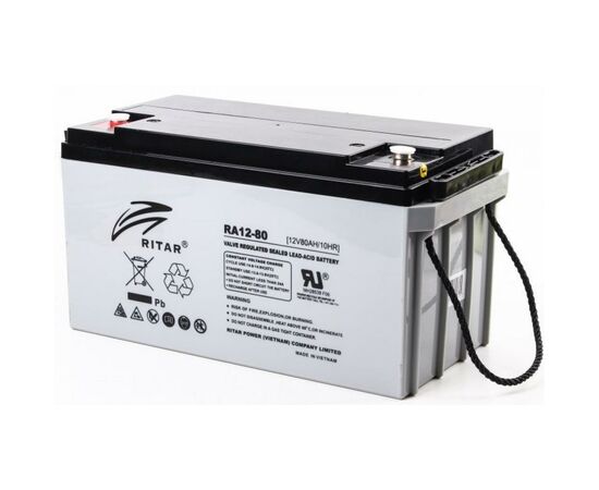 Батарея до ДБЖ Ritar AGM RA12-80, 12V-80Ah (RA12-80)