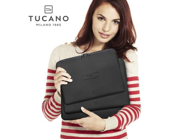 Чехол для ноутбука Tucano 16" Today Sleeve (BFTO1516-BK), изображение 2 Чехол для ноутбука Tucano 16" Today Sleeve (BFTO1516-BK), изображение 2
