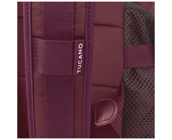 Рюкзак для ноутбука Tucano 14" Desert, burgundy (BKDES1314-BX), изображение 7