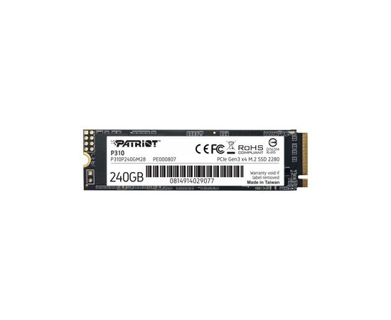 Накопитель SSD M.2 2280 240GB Patriot (P310P240GM28)