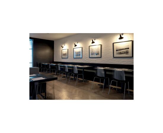 Кухонный стул PAPATYA x-treme-s, сиденье матовое черное, ножки хромированные (2648), изображение 2 Кухонный стул PAPATYA x-treme-s, сиденье матовое черное, ножки хромированные (2648), изображение 2