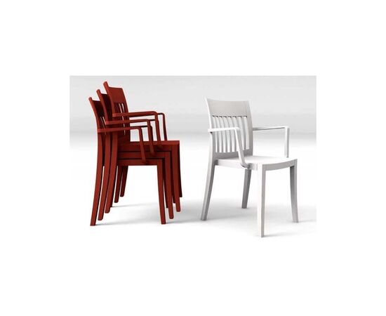 Кухонний стілець PAPATYA eden-k світло-сіре, колір 17 (2298), зображення 2 Кухонний стілець PAPATYA eden-k світло-сіре, колір 17 (2298), зображення 2