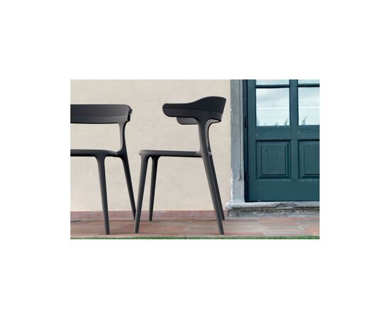 Кухонный стул PAPATYA luna stripe, сиденье белое, верх белый (2336), изображение 6 Кухонный стул PAPATYA luna stripe, сиденье белое, верх белый (2336), изображение 6