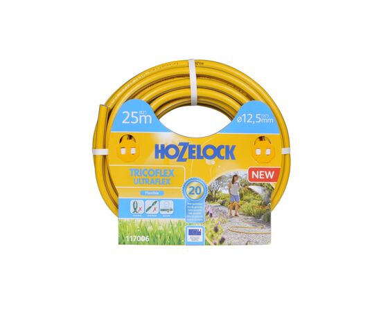 Поливочный шланг HoZelock d12,5мм 25м Tricoflex Ultraflex 117006 (7055), изображение 4 Поливочный шланг HoZelock d12,5мм 25м Tricoflex Ultraflex 117006 (7055), изображение 4