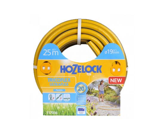 Шланг для поливу HoZelock d19мм 25м Tricoflex Ultraflex 117036 (7056)