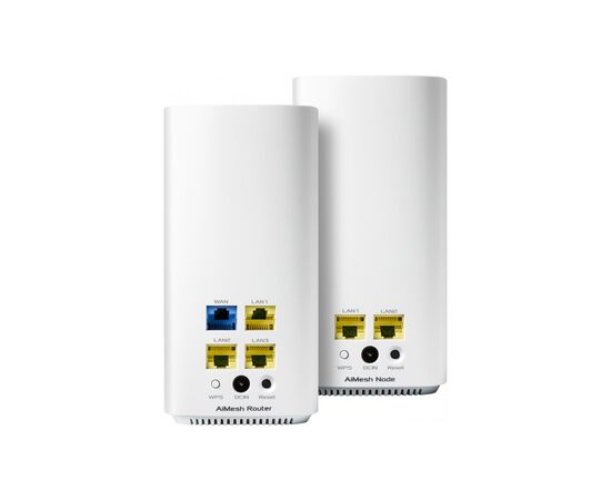 Маршрутизатор ASUS ZenWiFi mini CD6 2PK AC1500 3xGE LAN 1xGE WAN MESH (CD6-2PK), изображение 2 Маршрутизатор ASUS ZenWiFi mini CD6 2PK AC1500 3xGE LAN 1xGE WAN MESH (CD6-2PK), изображение 2