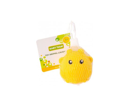 Игрушка для ванной Baby Team Зверушка со звуком Желтая (8745_желтая_зверушка), изображение 3 Игрушка для ванной Baby Team Зверушка со звуком Желтая (8745_желтая_зверушка), изображение 3