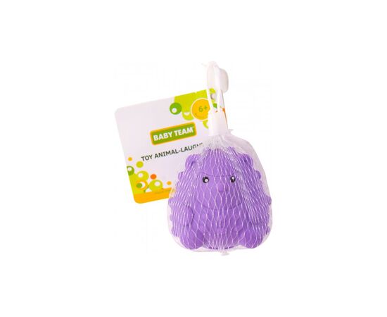 Игрушка для ванной Baby Team Зверушка со звуком Фиолетовая (8745_фиолетвоая_зверушка), изображение 3 Игрушка для ванной Baby Team Зверушка со звуком Фиолетовая (8745_фиолетвоая_зверушка), изображение 3