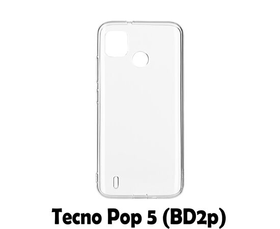 Чехол для моб. телефона BeCover Tecno Pop 5 (BD2p) 2/32Gb Transparancy (707626)