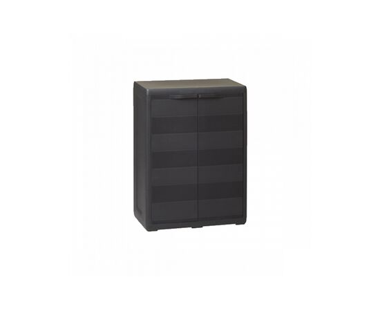 Шкаф хозяйственный Toomax ELEGANCE S низкий 65x38x87h черный (5662)