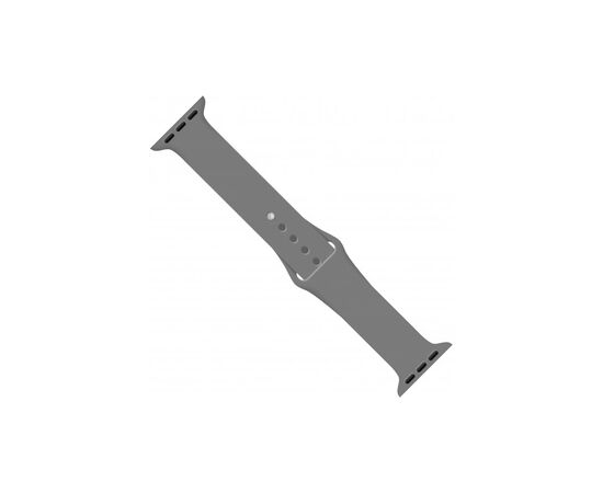 Ремінець до смарт-годинника Intaleo Silicone для Apple Watch 42/44 mm gray (1283126494352)