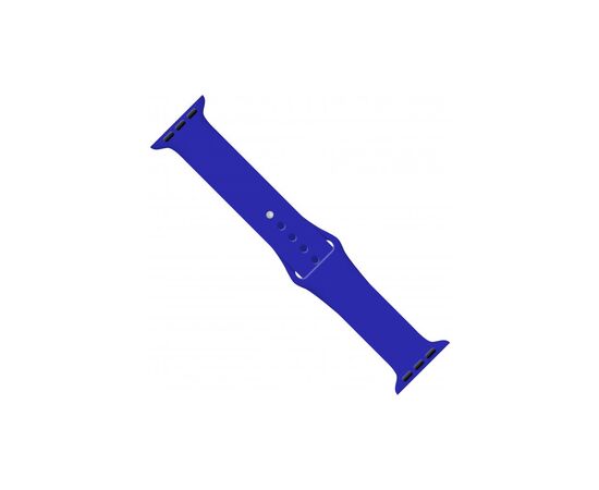 Ремінець до смарт-годинника Intaleo Silicone для Apple Watch 42/44 mm blue (1283126494369)