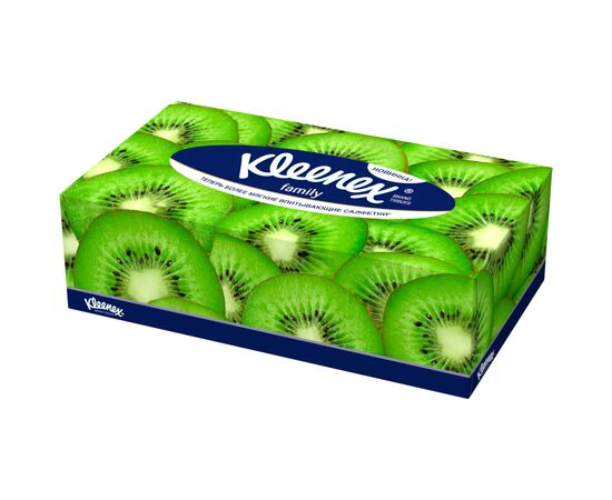 Салфетки косметические Kleenex Family двухслойные в коробке 150 шт. (5029053542805), изображение 2 Салфетки косметические Kleenex Family двухслойные в коробке 150 шт. (5029053542805), изображение 2