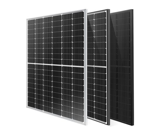 Солнечная панель Leapton Solar LP182x182-M-54-MH-410W, Mono, MBB, Halfcell, Black frame (LP182M54-MH-410W/BF), изображение 4 Солнечная панель Leapton Solar LP182x182-M-54-MH-410W, Mono, MBB, Halfcell, Black frame (LP182M54-MH-410W/BF), изображение 4