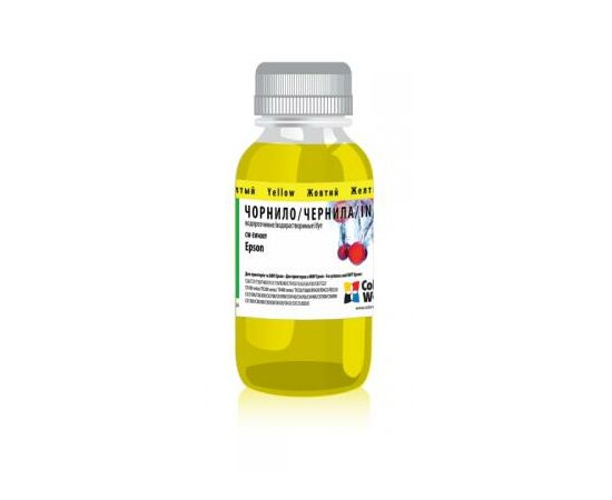 Чернила ColorWay Epson SC 67/87/79/91/T26 1л Yellow (CW-EW400Y1)