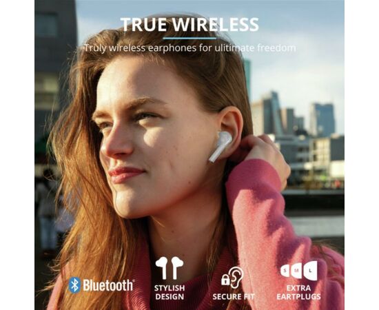 Наушники Trust Nika Touch True Wireless White (23705), изображение 12 Наушники Trust Nika Touch True Wireless White (23705), изображение 12