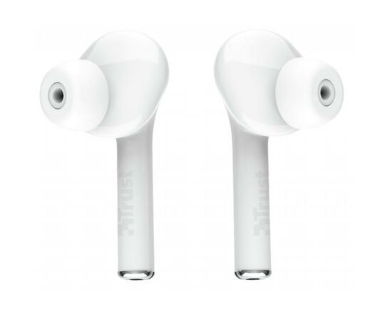 Наушники Trust Nika Touch True Wireless White (23705), изображение 2 Наушники Trust Nika Touch True Wireless White (23705), изображение 2