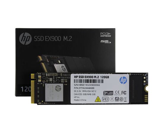 Накопитель SSD M.2 2280 120GB EX900 HP (2YY42AA), изображение 2 Накопитель SSD M.2 2280 120GB EX900 HP (2YY42AA), изображение 2