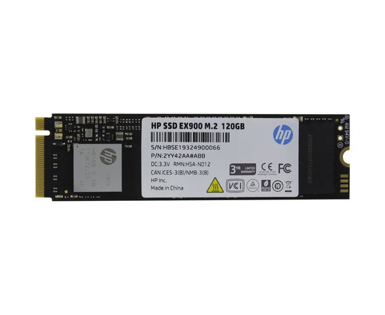 Накопитель SSD M.2 2280 120GB EX900 HP (2YY42AA), изображение 3 Накопитель SSD M.2 2280 120GB EX900 HP (2YY42AA), изображение 3