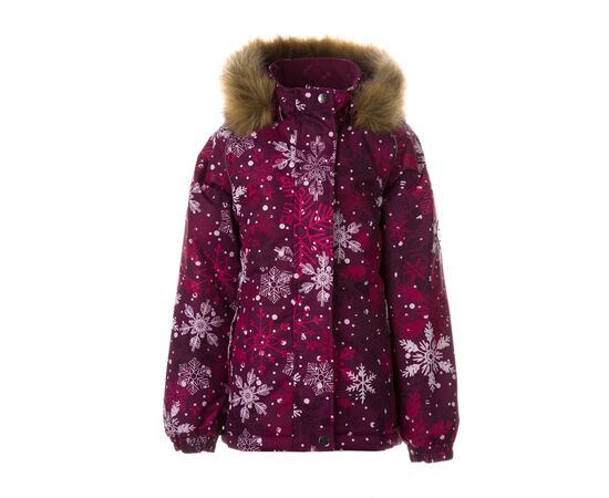 Куртка Huppa ALONDRA 18420030 бордовый с принтом 122 (4741468965581)