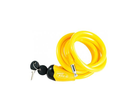 Замок велосипедний Good Bike Security Lock 12 x 1500 мм Yellow (92758G-IS)