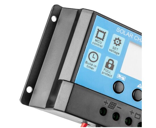 Контроллер заряда Neo Tools 10А, 12/24В(OPEN,AGM,GEL), 2xUSB (90-145), изображение 4 Контроллер заряда Neo Tools 10А, 12/24В(OPEN,AGM,GEL), 2xUSB (90-145), изображение 4