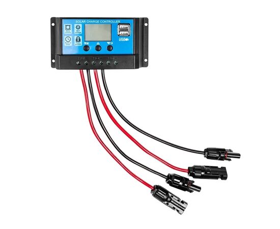 Контролер заряду Neo Tools 20А, 12/24В(OPEN,AGM,GEL), 2xUSB (90-150)