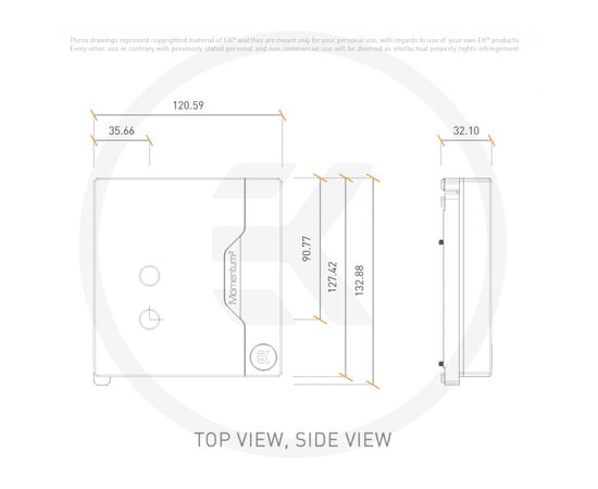Водоблок Ekwb EK-Quantum Momentum ROG Maximus Z690 Hero D-RGB (3831109892381), изображение 3 Водоблок Ekwb EK-Quantum Momentum ROG Maximus Z690 Hero D-RGB (3831109892381), изображение 3