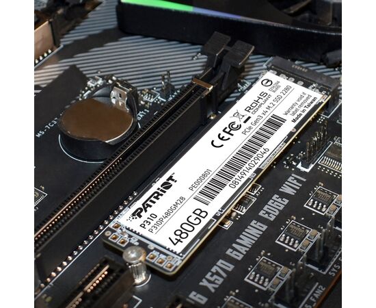 Накопитель SSD M.2 2280 480GB Patriot (P310P480GM28), изображение 7 Накопитель SSD M.2 2280 480GB Patriot (P310P480GM28), изображение 7